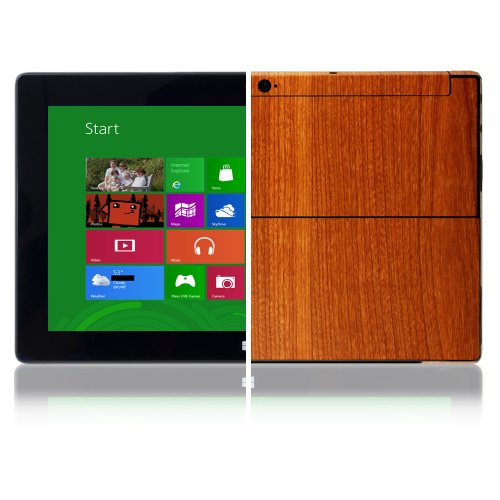 Skinomi Light Wood Full Body Skin Compatible with Microsoft Surface Windows RT (Full Coverage) TechSkin with Anti-Bubble Clear Film Screen Protector