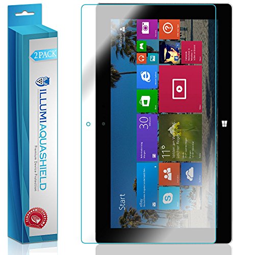 ILLUMI AquaShield Screen Protector Compatible with Microsoft Surface Pro 2 (2-Pack) No-Bubble High Definition Clear Flexible TPU Film