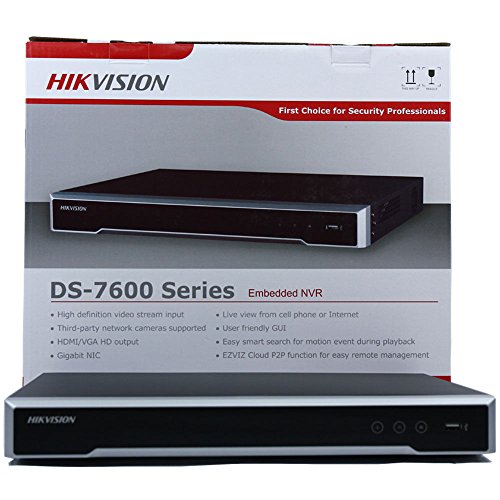 HIKVISION H.265 8-Channel PoE 4K Network Video Recorder NVR, Embedded Plug & Play - DS-7608NI-K2/8P