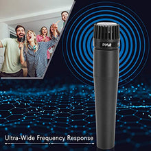 Load image into Gallery viewer, Professional Handheld Moving Coil Microphone - Dynamic Cardioid Unidirectional Vocal, Built-in Acoustic Pop Filter, Includes 15ft XLR Audio Cable to 1/4&#39;&#39; Audio Connection - PylePro PDMIC78
