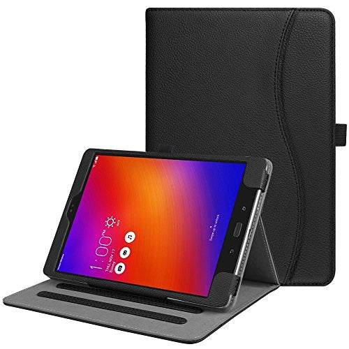 Fintie Asus ZenPad 3S 10 Z500M / ZenPad Z10 ZT500KL Case - Multi-Angle Viewing Folio Stand Cover with Pocket for ZenPad 3S 10 / Verizon Z10 9.7-inch Tablet (Black)