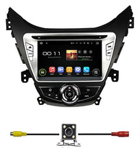 Load image into Gallery viewer, BlueLotus 8&quot; Android 5.1 Quad Core Car DVD GPS Navigation for Hyundai Elantra 2011 2012 2013 w/Radio+RDS+Bluetooth+WIFI+SWC+AUX In +Free Backup Camera + US Map
