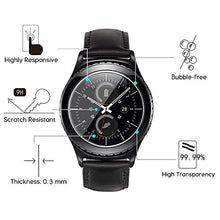 Load image into Gallery viewer, (4-Pack) Tempered Glass Screen Protector for Gear S2 / Samsung Galaxy Watch (42 mm), AKWOX [0.3mm 2.5D High Definition 9H] Clear Screen Protector for Samsung Gear S2 Frontier/Classic/Gear Sport
