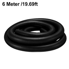 Load image into Gallery viewer, uxcell 6 M 36 x 42.5 mm PP Flexible Corrugated Conduit Tube for Garden,Office Black
