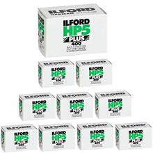Load image into Gallery viewer, 3 x Ilford 1574577 HP5 Plus, Black and White Print Film, 35 mm, ISO 400, 36 Exposures (Pack of 10)
