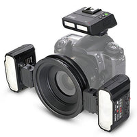 Meike MK-MT24 2.4G Wireless Close-Up Speedlight Macro Twin Lite Flash for Nikon F-Mount Z-Mount Digital SLR Cameras D1X D2 D2H D2X D3 D3X D200 D300 D300S D700 Z6 Z7, etc