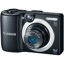 Load image into Gallery viewer, Canon PowerShot A1400 16.0 MP Digital Camera with 5x Digital Image Stabilized Zoom 28mm Wide-Angle Lens and 720p HD Video Recording (Black) (OLD MODEL)

