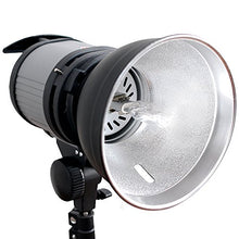 Load image into Gallery viewer, Julius Studio 7 Inch Photography Continuous Light Head with Beauty Dish Reflector and 1000 W-120 V Light Bulb, Dimmable Photo/Video Studio Lighting Kit PR17_AM1
