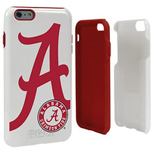 Load image into Gallery viewer, Guard Dog Collegiate Hybrid Case for iPhone 6 Plus / 6s Plus  Alabama Crimson Tide  White
