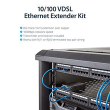 Load image into Gallery viewer, Star Tech.Com 10/100 Mbps Vdsl2 Ethernet Extender Over Rj11 Phone Line Kit   1km Network Extender   L
