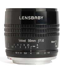 Load image into Gallery viewer, Lensbaby LB-V56BM&quot;Velvet 56&quot; Lens for Micro Four Thirds Camera
