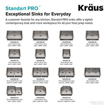 Load image into Gallery viewer, Kraus Standart PRO 33-inch 16 Gauge Undermount 50/50 Double Bowl Stainless Steel Kitchen Sink, KHU102-33
