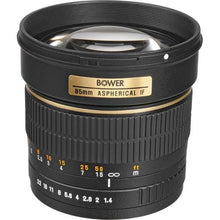 Load image into Gallery viewer, Bower SLY85C High-Speed Mid-Range 85mm f/1.4 Telephoto Lens for Canon
