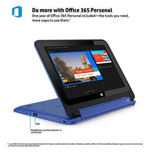 Load image into Gallery viewer, (Discontinued) HP Stream 11.6-Inch Convertible Touchscreen Laptop (Intel Celeron, 2 GB, 32 GB SSD, Blue) Includes Office 365 Personal for One Year
