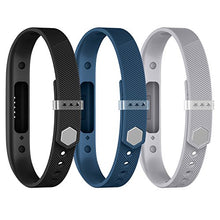 Load image into Gallery viewer, Greeninsync Accessory Band for Flex 2 Fitbit, Replacement for Fitbit Flex 2 Adjustable Sports Fitness Wristband Strap W/ Metal Clasp and Fastener for Fitbit Flex 2 Smart Watch Small(3Pack)
