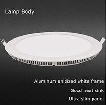 Load image into Gallery viewer, Led 15W 6-inch 1000 Lumen Dimmable airtight LED Panel Light Ultra-Thin 3000K Warm White LED Recessed Ceiling Lights for Home Office Commercial Lighting
