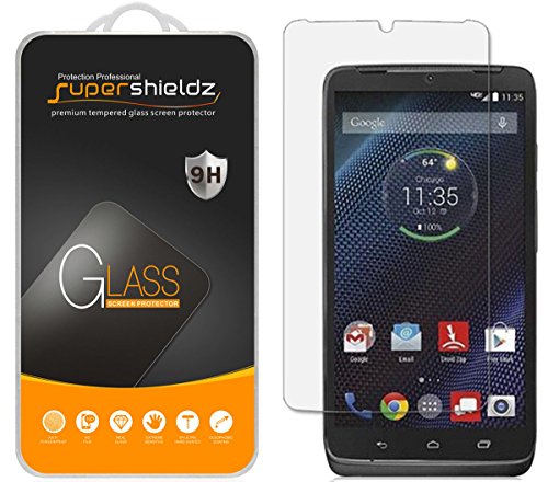 Supershieldz for Motorola (Droid Turbo) Tempered Glass Screen Protector, Anti Scratch, Bubble Free