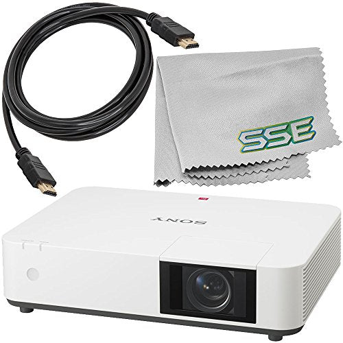 Sony VPL-PWZ10 5,000 Lumens WXGA Laser Light Source Projector  Includes HDMI Cable + Microfiber Cleaning Cloth