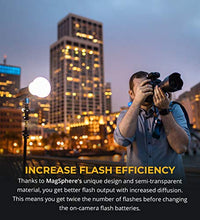 Load image into Gallery viewer, MagMod MagSphere - Transform Your On-Camera Flash Into An Omni-Directional Light Source
