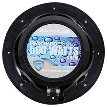 Load image into Gallery viewer, Pair Rockville RMSTS80B 8&quot; 1000w Waterproof Marine Boat Speakers 2-Way Black
