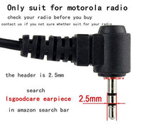 Load image into Gallery viewer, Lsgoodcare 2.5MM 1 Pin G Shape Earhook Ear-Clip Headset Earphone PTT and Mic Compatible for Motorola Talkabout Two Way Radio MH230R MR350R MS350R MT350R MH230TPR Walkie Talkie, Pack of 5
