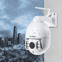Load image into Gallery viewer, SV3C PTZ WiFi Camera Outdoor, HD 1080P 5X Optical Zoom IP Motion Camera, 360 Wide Angle, HD 197ft IR Night Vision, Humanoid Motion Detect, Two Way Audio, IP66 Waterproof, RTSP, 24/7 SD Card Record
