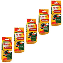 Load image into Gallery viewer, Kodak Fun Saver Single Use Camera 27 Exposures - 1 Each, Pack of 5

