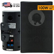 Load image into Gallery viewer, EMB ECW10 100 Watts Full Range Outdoor Speaker/Environmental/Monitor (1 Speaker) Black  Perfect for: Restaurant/Outdoor/Temple/Patio/Pool/Meeting Room/Church/Coffee Shop

