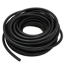 Load image into Gallery viewer, ESUPPORT Black 15mm Width Split Loom Wire Flexible Tubing Conduit Hose Cover Car 50M Length
