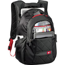 Load image into Gallery viewer, Cross-Hatch 16&quot; Laptop Computer Travel College Backpack Black - Case Logic
