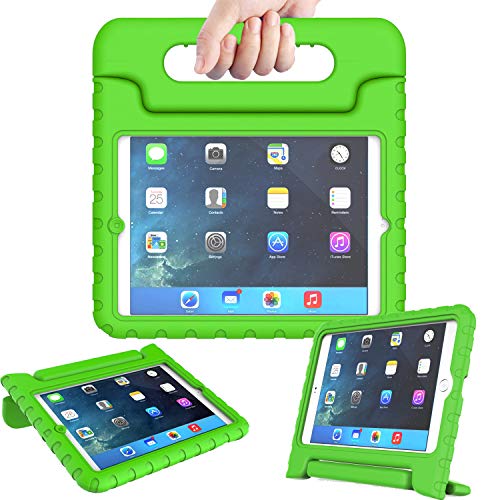 AVAWO Kids Case for iPad Mini 1 2 3 - Light Weight Shock Proof Handle Stand Kids for iPad Mini, iPad Mini 3rd Generation, iPad Mini 2 with Retina Display - Green