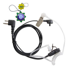 Load image into Gallery viewer, HQRP 2-Pin Head Set w/h Acoustic Tube Earpiece &amp; Microphone for Motorola CP-88, CP-040, CP-100, CP-125, CP-150, CP-200, CP-250, CP-300 + HQRP UV Meter
