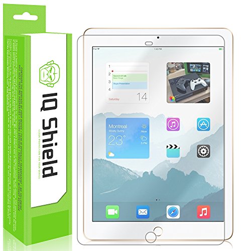 IQ Shield Screen Protector Compatible with Apple iPad (9.7 inch, Version 2018) LiquidSkin Anti-Bubble Clear Film