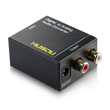 Load image into Gallery viewer, Musou Digital Optical Coax to Analog RCA Audio Converter Adapter with Fiber Cable

