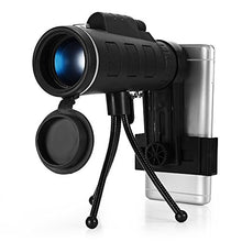 Load image into Gallery viewer, 40X60 Monocular Telescope HD BAK4 Prism Scope with Tripod Phone Holder for Bird Watching, Outdoor, Camping, Hiking
