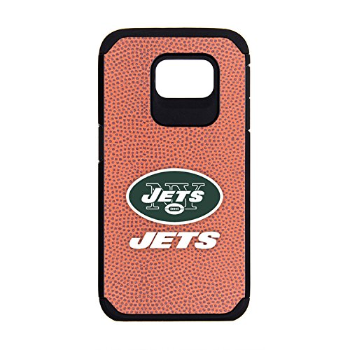 NFL New York Jets Classic Football Pebble Grain Feel Samsung Galaxy S6 Case, Brown