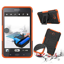 Load image into Gallery viewer, Galaxy Tab A 7.0 Case, Samsung T280 Protective Cover Double Layer Shockproof Armor Case Hybrid Duty Shell Anti-Slip with Kickstand for Samsung Galaxy Tab A 7.0 Inch SM-T280/ T285 Tablet Orange
