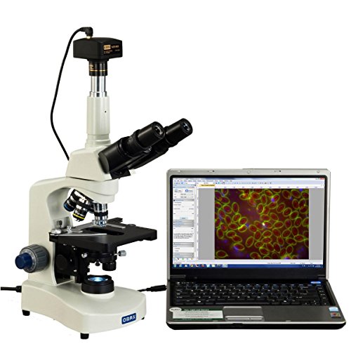 OMAX 40X-2000X Darkfield Trinocular Compound Siedentopf LED Microscope with 14MP Digital Camera