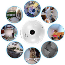 Load image into Gallery viewer, Full HD 1080P Home WiFi Camera, 360 Degree Panoramic Wireless Security IP Camera for Home Baby Pet Monitor Remote Viewing Camera Night Vision Motion Detection Wireless Camera 2.4GHz
