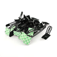 Aexit 24 Pcs Wiring & Connecting Plastic Adjustable Self-Adhesive Cable Tie Mount Heat-Shrink Tubing Base Holder