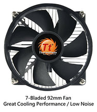 Load image into Gallery viewer, Thermaltake 7-bladed 92mm 4-Pins PWM Aluminum Extrusion CPU Cooling Fan for Intel Core i7/i5/i3 CLP0556-B
