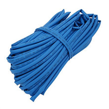 Load image into Gallery viewer, Aexit 15M Long Electrical equipment 3mm Inner Dia. Polyolefin Heat Shrinkable Tube Blue for Wire Repairing
