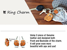 Load image into Gallery viewer, Jack Russell Terrier Leather Dog Bag/Key Ring Charm VANCA CRAFT-Collectible Keychain Made in Japan
