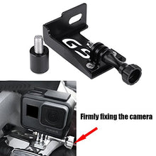Load image into Gallery viewer, KIMISS Motorcycle Camera Stand, for BMW F650GS F700GS F800GS 2013-2017, Front Motion Camera Stand Bracket Holder (Black)
