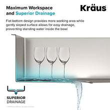 Load image into Gallery viewer, Kraus Standart PRO 33-inch 16 Gauge Undermount 50/50 Double Bowl Stainless Steel Kitchen Sink, KHU102-33
