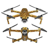 MightySkins Skin Compatible with DJI Mavic 2 Pro or Zoom - Gold Dazzle | Protective, Durable, and Unique Vinyl Decal wrap Cover | Easy to Apply, Remove, and Change Styles | Made in The USA