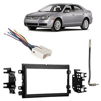 Compatible with Mercury Milan 2006 2007 2008 Double DIN Stereo Harness Radio Install Dash Kit Package
