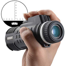 Load image into Gallery viewer, 8x42 Monocular Telescope Super Clear Waterproof Fog Proof Shockproof Single Hand Focus with Compass Ranging for Camping Travelling Concerts.

