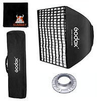 GODOX 60 x 60cm / 24inch Studio Flash Honeycomb Grid Softbox for Bowens Mount Flash Speedlites (SB-FW6060)