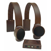 Audio Fox Wireless TV Speakers - Brown